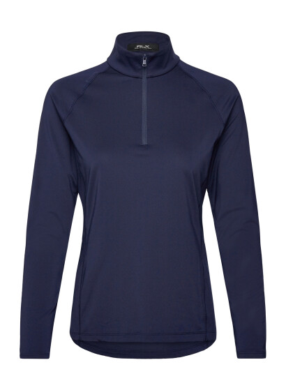 Ralph Lauren Golf Stretch Jersey Quarter Zip Navy S
