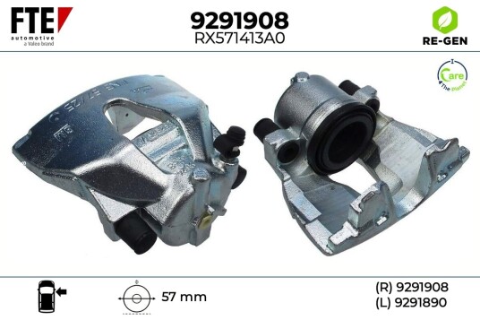 FTE 9291908 Bremsecaliper FTE 9291908 Bremsecaliper