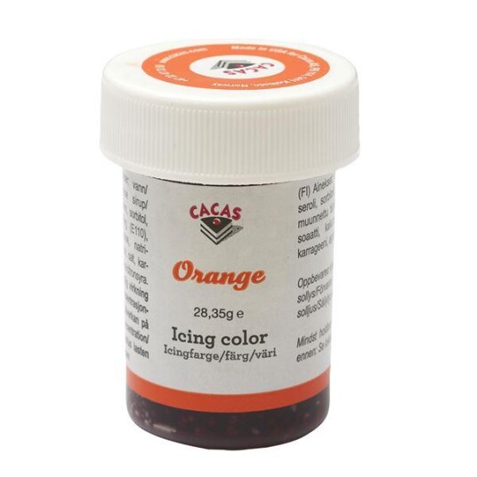 Cacas  Icing/konditorfarge oransje