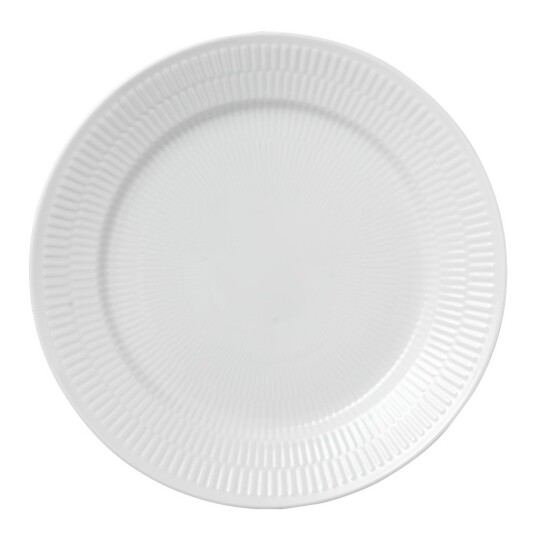 Royal Copenhagen White Fluted tallerken dyp 25 cm Royal Copenhagen White Fluted tallerken dyp 25 cm