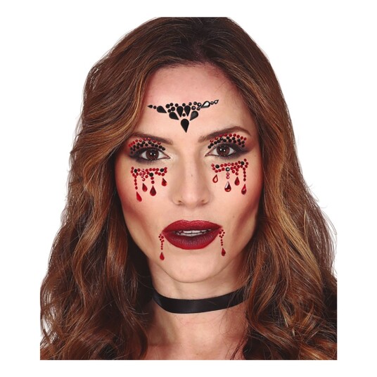 Fiestas Guirca Vampyr Face Jewels