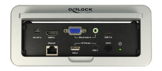Delock Multi-AV to HDMI Converter for Table Mount multiformat til HDMI-omformer / skalerer / svitsjer Delock Multi-AV to HDMI Converter for Table Mount multiformat til HDMI-omformer / skalerer / svitsjer