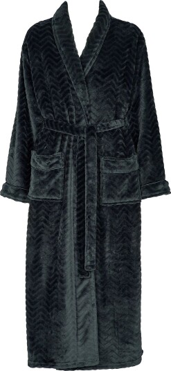 Missya Filipa Fleece Robe Long - BLUEBERRY BLUE - XS