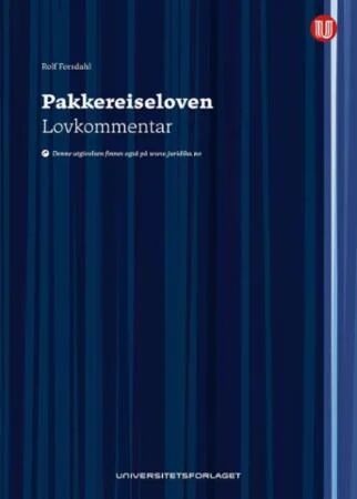 Pakkereiseloven Av Rolf Forsdahl Pakkereiseloven Av Rolf Forsdahl