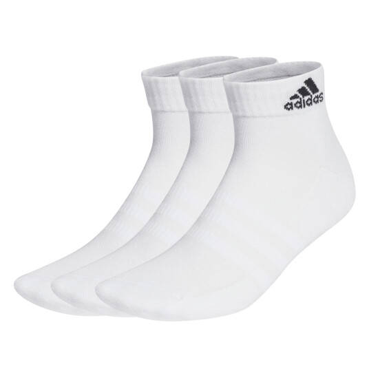 Adidas Cushioned Sportswear Ankle Sock 3 Pairs ankelsokker unisex 40 42 (M) WHITE/BLACK Adidas Cushioned Sportswear Ankle Sock 3 Pairs ankelsokker unisex 40 42 (M) WHITE/BLACK
