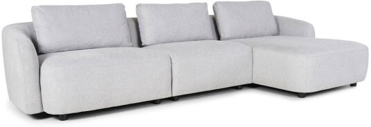 Bergen 2 personers sofa høyrevendt lysegrå.