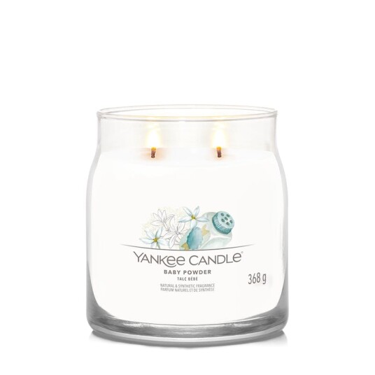 Yankee Candle Signature Medium Baby Powder 368 g Duftlys