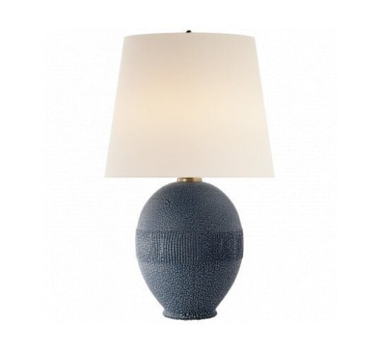 Toulon Table Lamp Beaded Blue