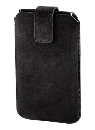 Hama Mobildeksel Chic Case L i Grå Lær med Magnetlås Hama Mobildeksel Chic Case L i Grå Lær med Magnetlås