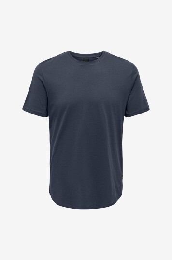ONLY & SONS - T-shirt onsMatt Longy SS Tee Noos - Blå