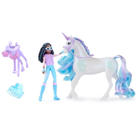 Unicorn Academy Dukke og Enhjørning Layla og Glacier