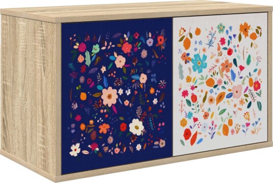 vidaXL Vegghengt TV skap MAINZ 69 x 33 x 40 cm Sonoma eik vidaXL Vegghengt TV skap MAINZ 69 x 33 x 40 cm Sonoma eik