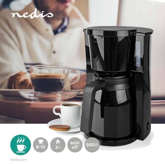 Kaffetrakter 900 Watt 1 Liter kapasitet Nylonfilter Sort Kaffetrakter 900 Watt 1 Liter kapasitet Nylonfilter Sort