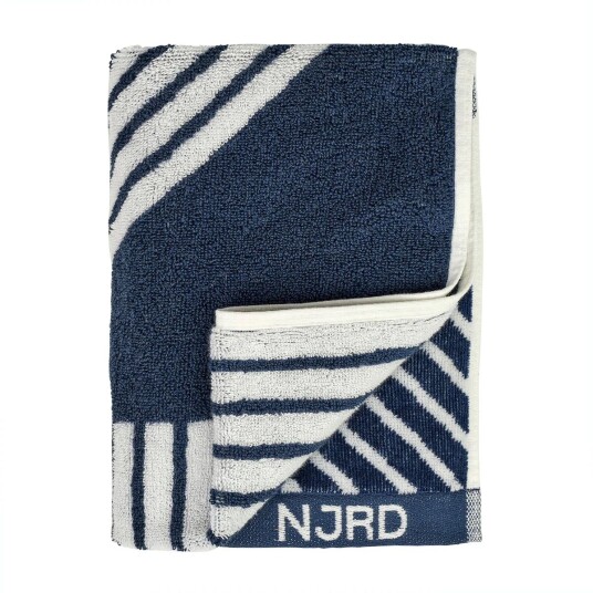 NJRD Stripes håndkle 50x70 cm Blå