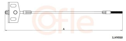 Tautrekk, håndbremse COFLE 92.1.HY010