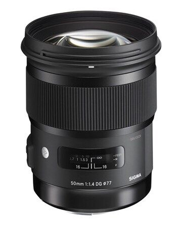 SIGMA 50mm F1.4 DG HSM for Nikon 13 Elements in 8 Group
