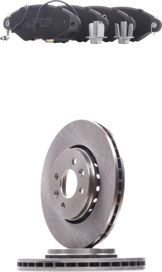 Bremseskiver og -klosser RIDEX 3405B3207