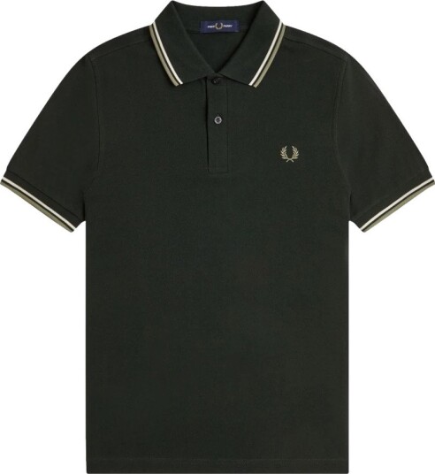 Fred Perry Herre Topper Grønn 2XL,