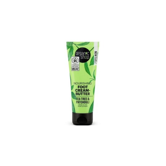 Organic Shop Nourishing Foot Cream Butter Tea Tree & Patchouli 75 ml Organic Shop Nourishing Foot Cream Butter Tea Tree & Patchouli 75 ml