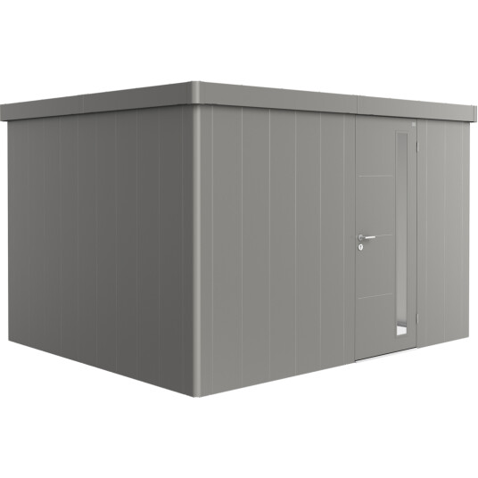 BIOHORT REDSKAPSBOD NEO 3D STD. DØR KVARTSGRÅ METALLIC