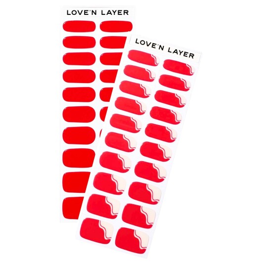 Love"n Layer Mix Solid & Swirl ​Lady Red​