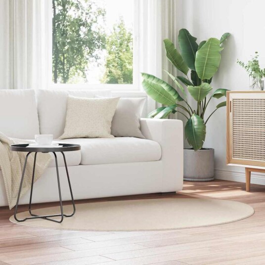 Områdetepper HUARTE Beige 120 x 170 cm Polyester
