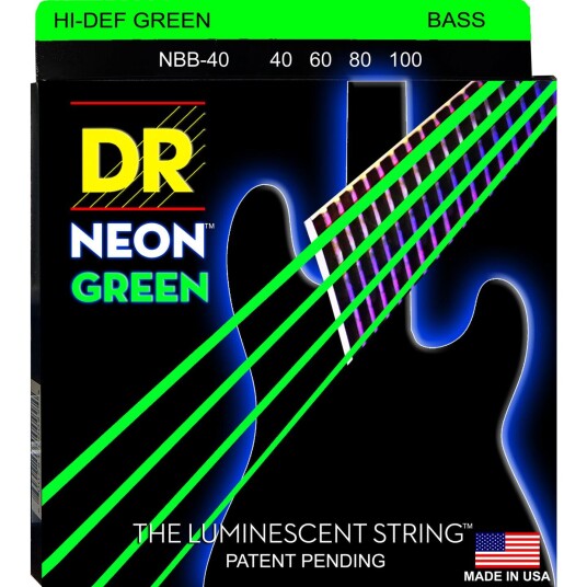 Dr Strings Ngb40 Neon Grønn (040-100) Lite