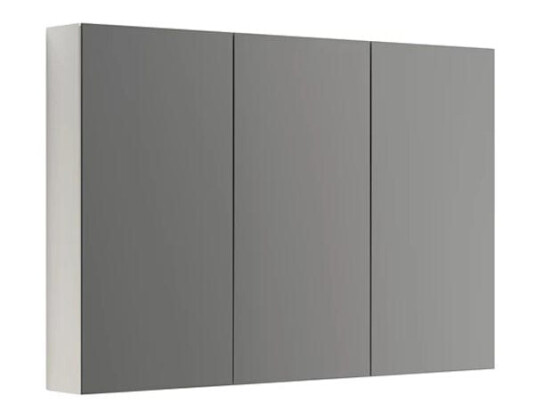 Dansani Calidris Primo Speilskap Hvit Matt / 120cm 3 Dører