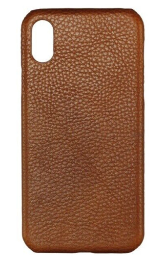 Onsala Mobildeksel i Skinn til iPhone X/XS - Brun Flip-Cover