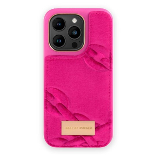 iDeal Of Sweden iPhone 14 Pro Fashion Deksel Atelier - Velour Hyper Pink