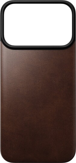 Nomad Magnetic Leather Back - rustic brown (Horween) - Magsafe - iPhone 18 Pro/17 Pro Nomad Magnetic Leather Back - rustic brown (Horween) - Magsafe - iPhone 18 Pro/17 Pro