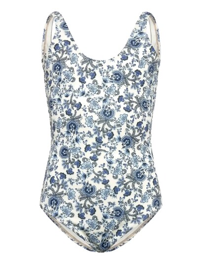 Rosemunde Kids Rkshiitake Low Back Swimsuit Blue 176 Rosemunde Kids Rkshiitake Low Back Swimsuit Blue 176