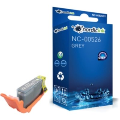 Nordicink Grå CLI-526GY, 1.520 sider NC-00526GY