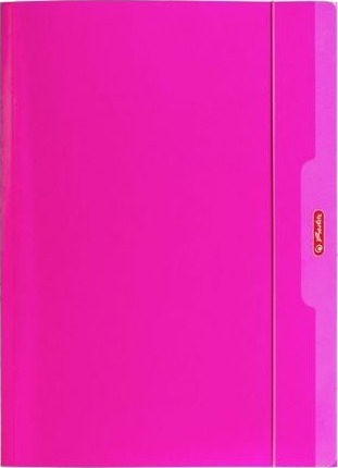 Herlitz A4 Perm Med Strikk Rosa Color Blocking 174047