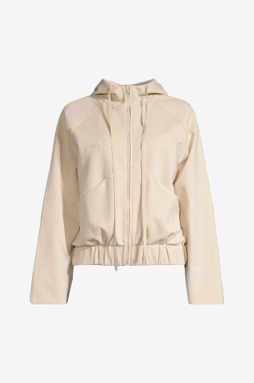 Casall Hettegenser Aria Zip Beige