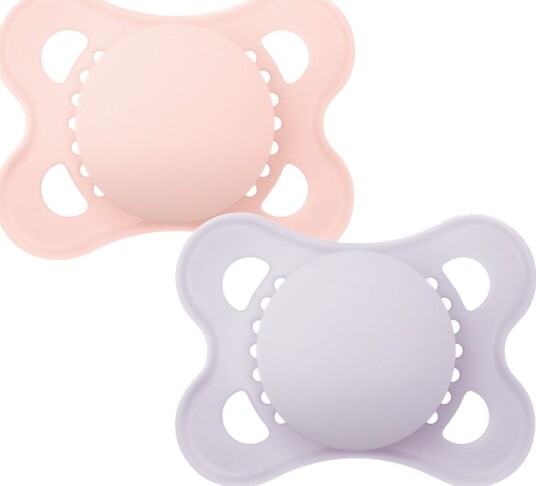 Mam Smokker Original 2-pack 0-6 Md. Lys Rosa/Lyslilla MAM OneSize Smokk