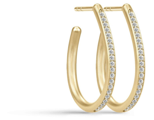 Julie Sandlau Infinity Pear Øredobber 22 kt. Gullbelagt sølv HPS47GDCZ - Dame - 925 sterling silver
