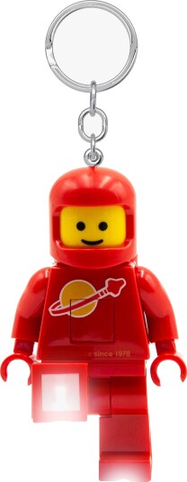 LEGO Romfarer Nøkkelring med LED Lys - Rød