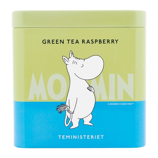 Teministeriet Moomin Raspberry grønn te 100 g Teministeriet Moomin Raspberry grønn te 100 g