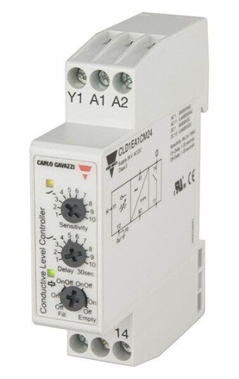 Carlo Gavazzi Cond.level 1+1 fill empty din (5709870381299)