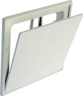 Habo 401 Klaffventil 178 x 178 mm hvit Ventilasjon