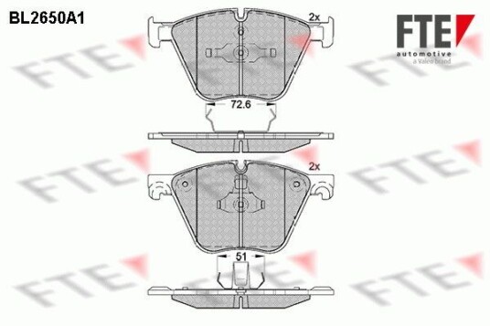 Bremseklosser FTE 9011038