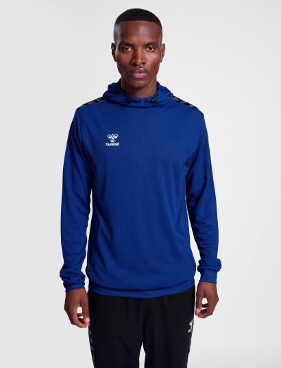 Hummel Hmlauthentic Pl Hoodie - Blue - L Hummel Hmlauthentic Pl Hoodie - Blue - L