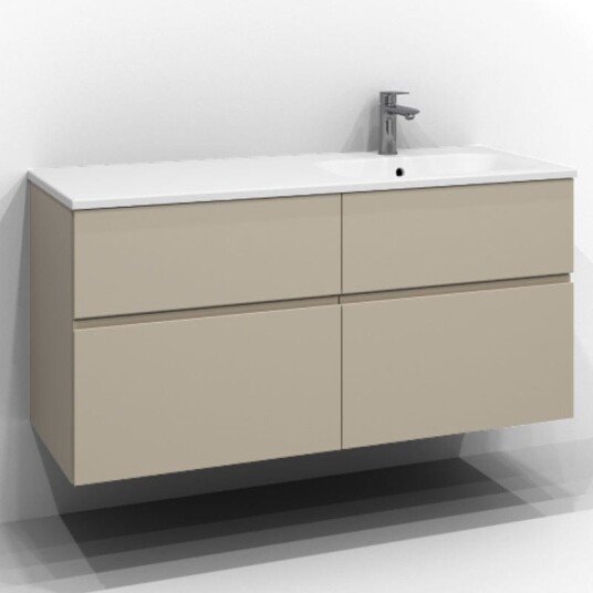 Svedbergs Poem Profil Servantskap D45 med 4 Skuffer Sand / 120cm SV-34512624 Svedbergs Poem Profil Servantskap D45 med 4 Skuffer Sand / 120cm SV-34512624