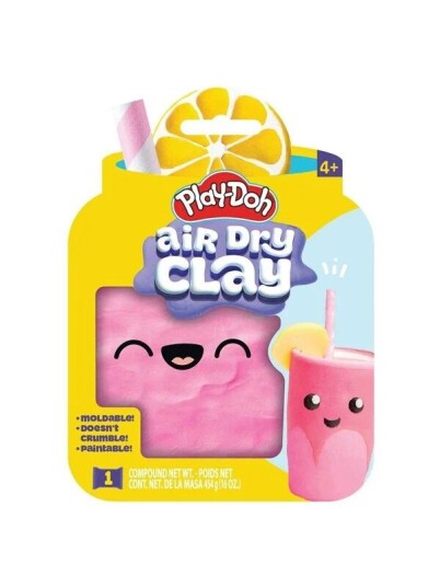 Play Doh Air Dry Clay Shaped Bag Pink Lemonade
