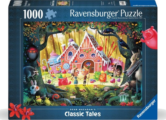Puslespill 1000 Hans og Grete Ravensburger