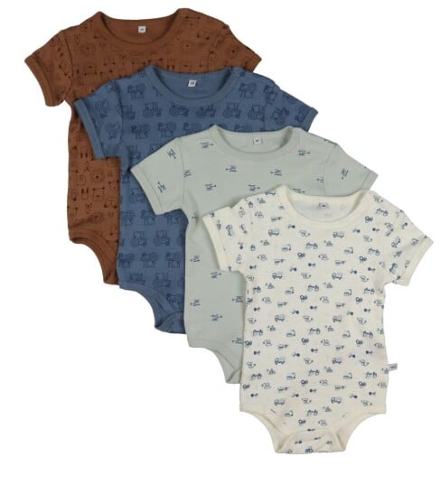 Pippi Body Ss Ao-Printed (4-Pack) - Multi/patterned - 50