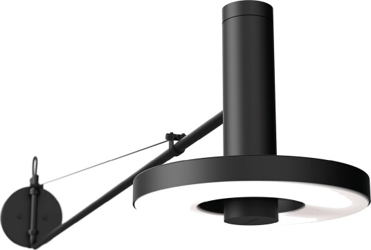 Tonone Vegglampe 120 Røykfarget Svart