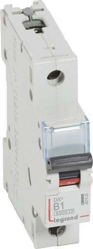 Legrand DX3 MCB automatsikring B1 1P 1M 6/10kA