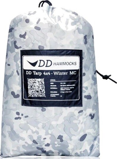 DD Hammocks Tarp 4 x 4 m Winter Camo